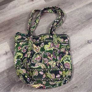 Vera Bradley Chelsea Green Quilted Bag